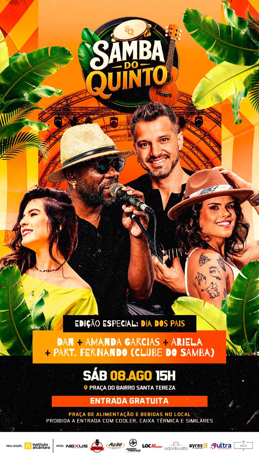 Samba do Quinto no Santa Tereza