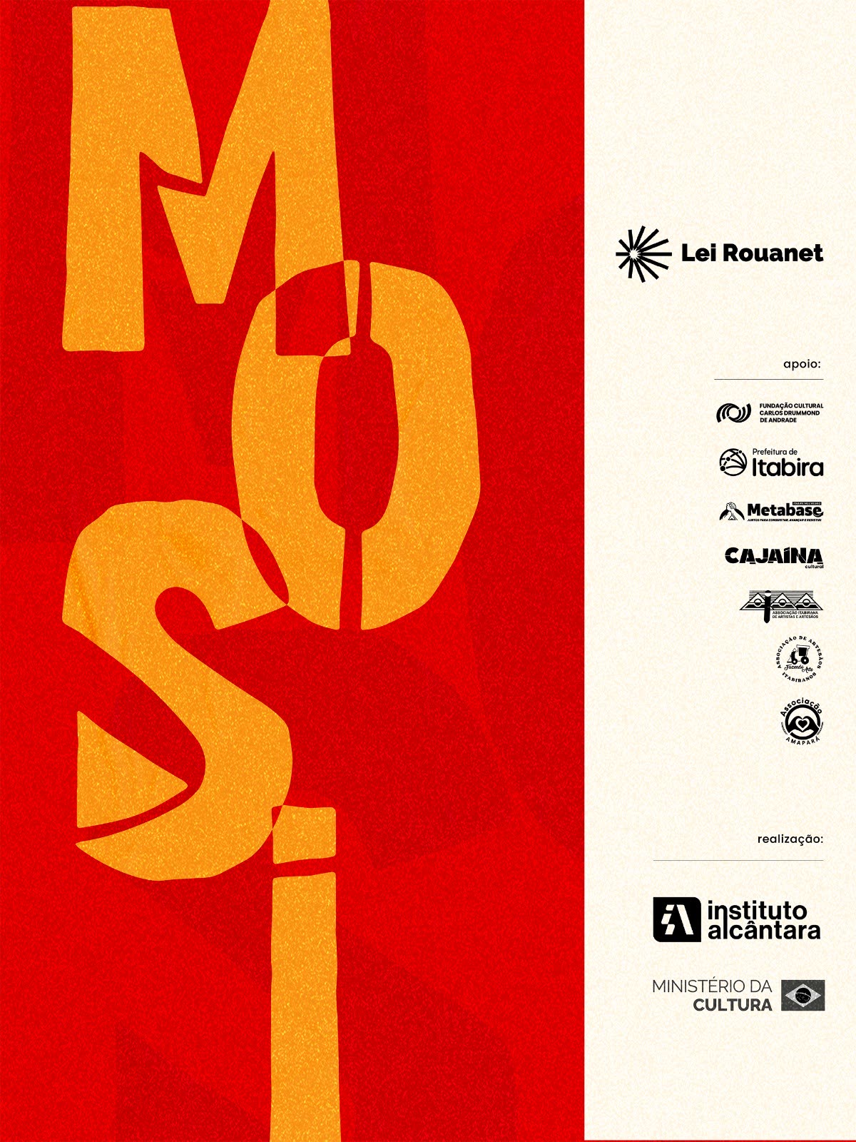 Arte do MOSI 2026 com as marcas de realização e apoio